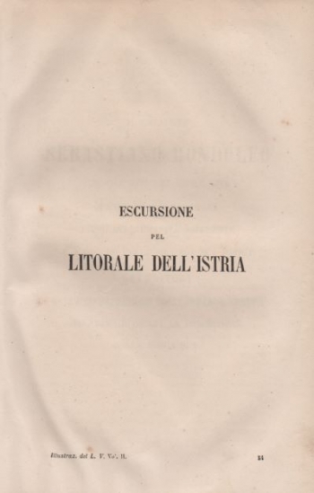 Escursione pel litorale dell'Istria